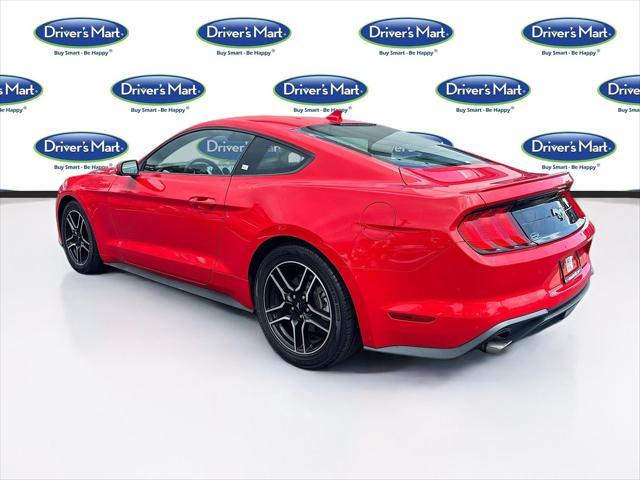 used 2021 Ford Mustang car, priced at $19,595