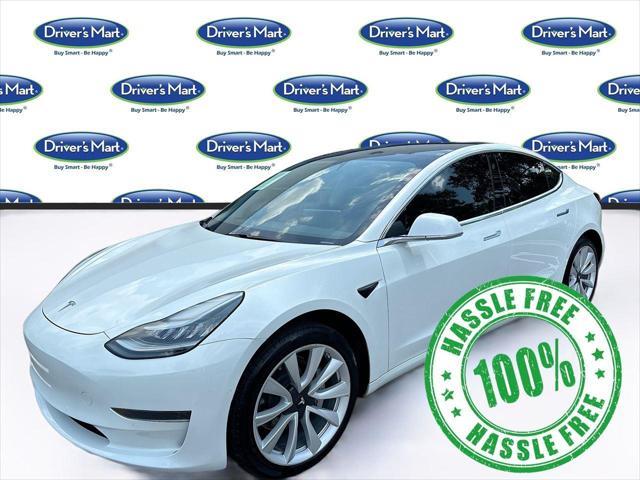 used 2020 Tesla Model 3 car, priced at $19,595