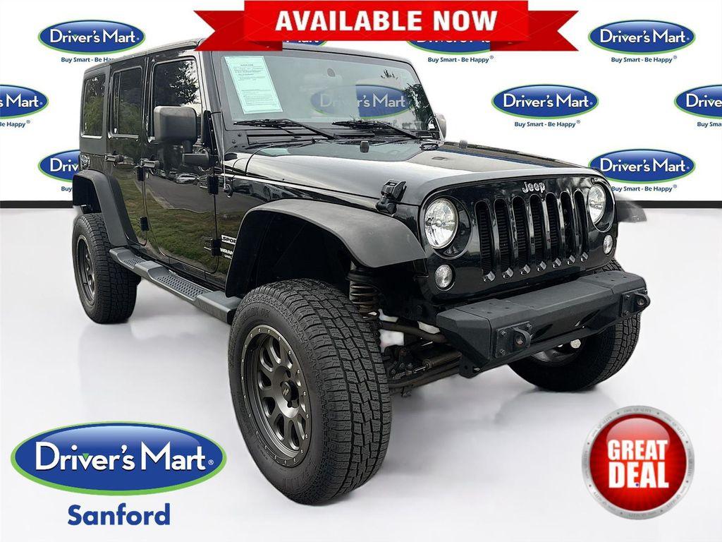 used 2016 Jeep Wrangler Unlimited car, priced at $15,995