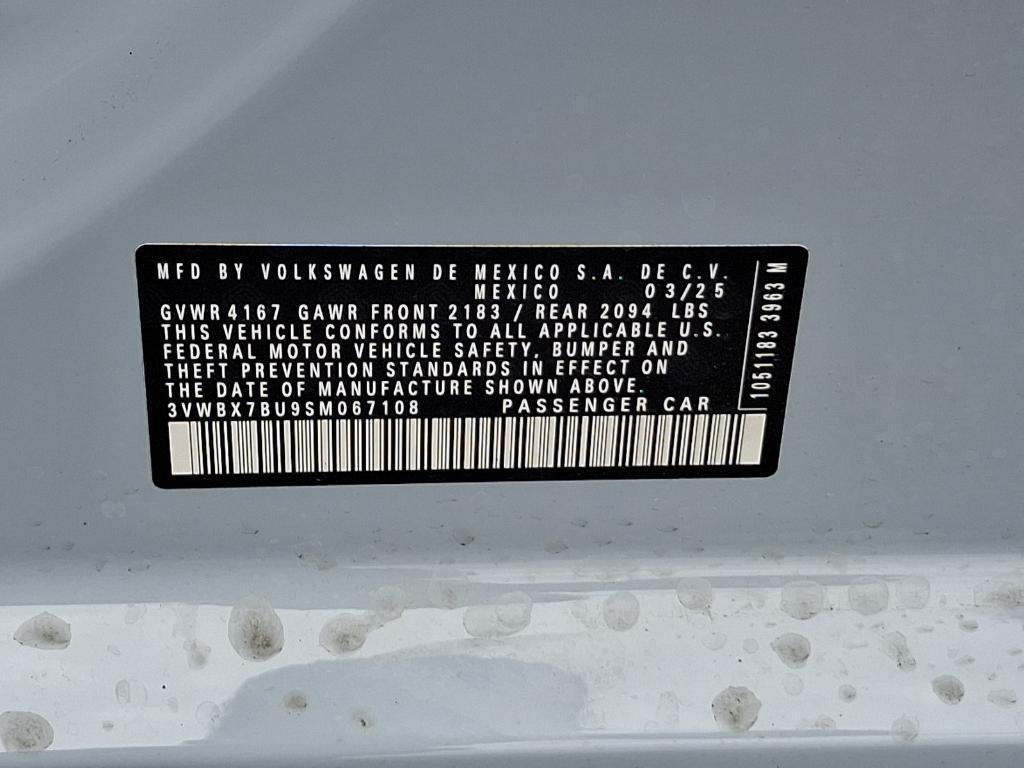 new 2025 Volkswagen Jetta car, priced at $25,682