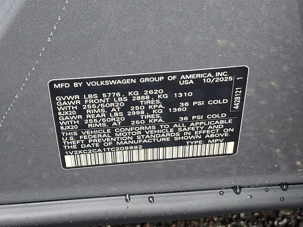 new 2026 Volkswagen Atlas Cross Sport car, priced at $48,183