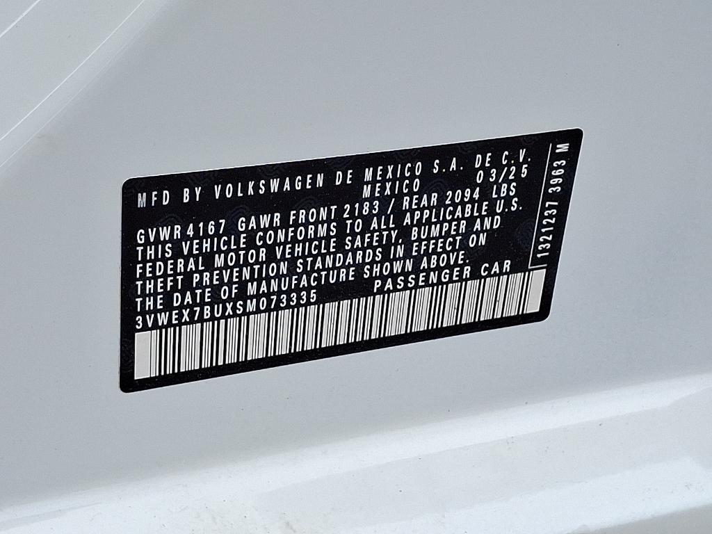 new 2025 Volkswagen Jetta car, priced at $27,081