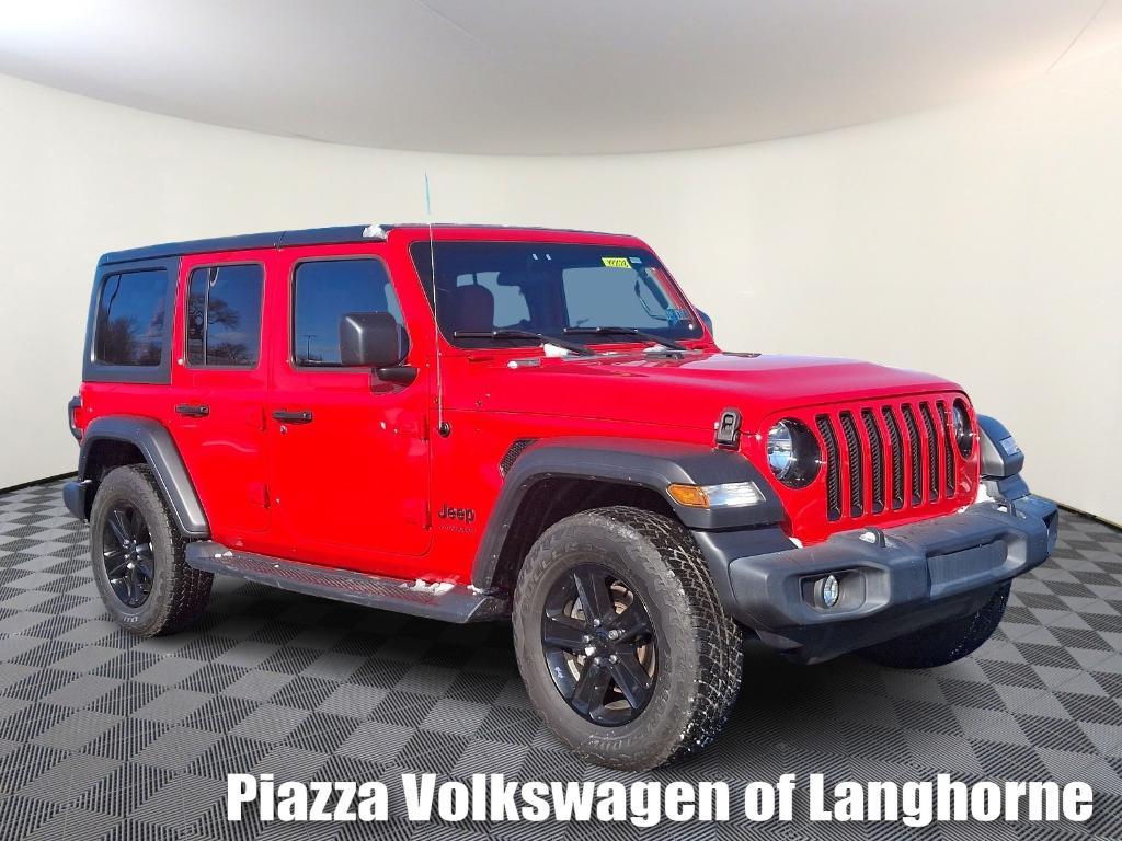 used 2021 Jeep Wrangler Unlimited car, priced at $30,699