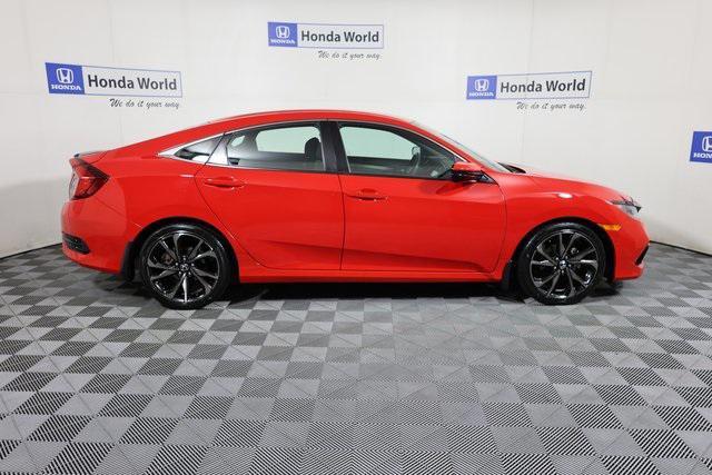 used 2020 Honda Civic car, priced at $20,000