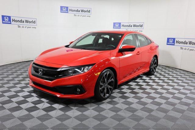 used 2020 Honda Civic car, priced at $20,000