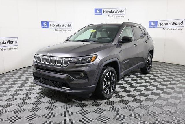 used 2022 Jeep Compass car, priced at $21,734