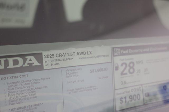 new 2025 Honda CR-V car, priced at $32,950