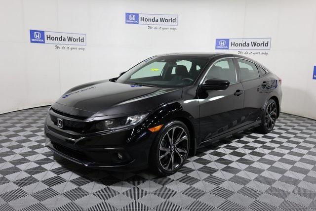 used 2021 Honda Civic car, priced at $21,688