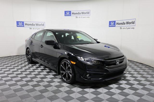 used 2021 Honda Civic car, priced at $21,688