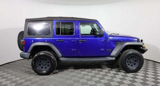 used 2018 Jeep Wrangler Unlimited car, priced at $18,425