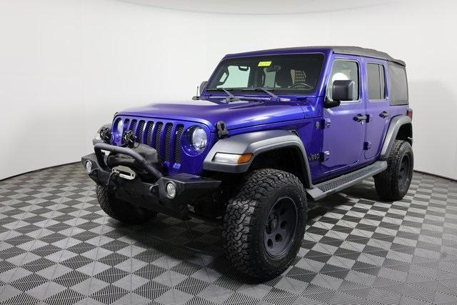 used 2018 Jeep Wrangler Unlimited car, priced at $18,425