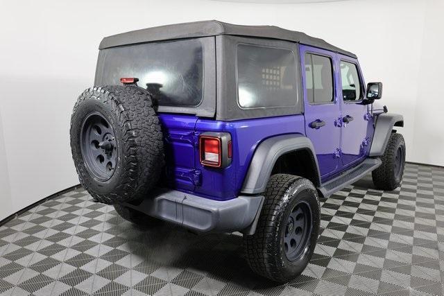 used 2018 Jeep Wrangler Unlimited car, priced at $18,425