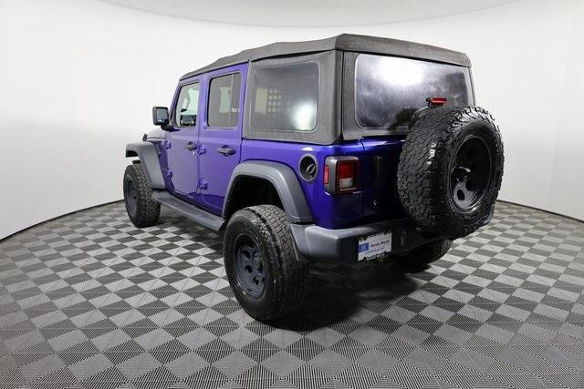 used 2018 Jeep Wrangler Unlimited car, priced at $18,425