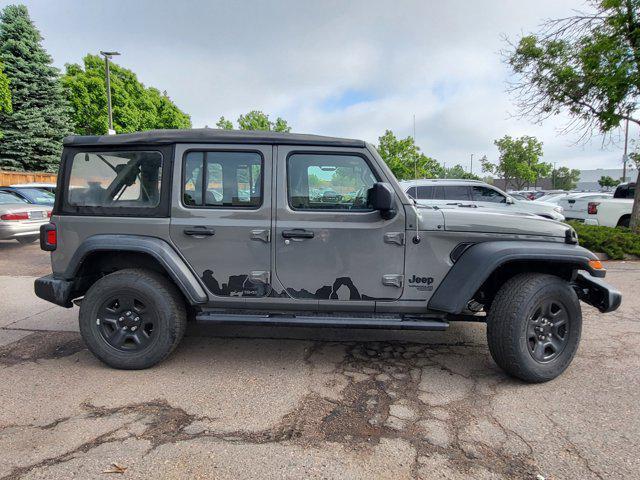 used 2021 Jeep Wrangler Unlimited car, priced at $30,787