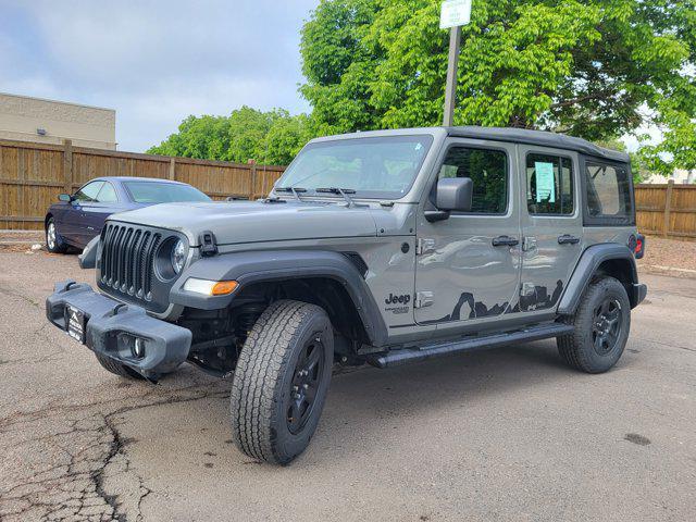 used 2021 Jeep Wrangler Unlimited car, priced at $30,787