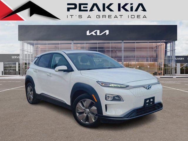 used 2021 Hyundai Kona EV car, priced at $18,787