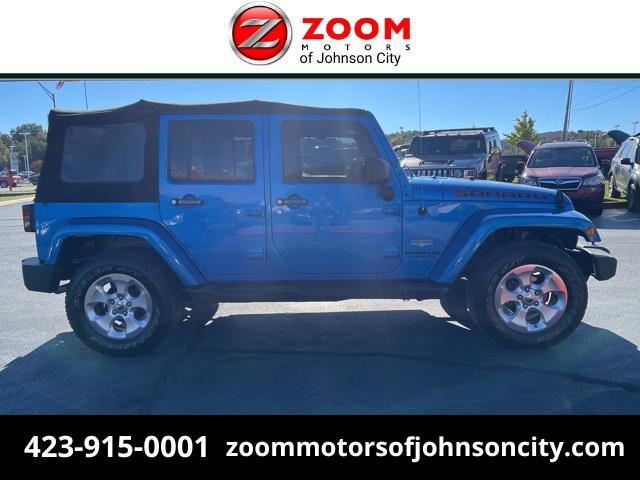 used 2015 Jeep Wrangler Unlimited car, priced at $16,500