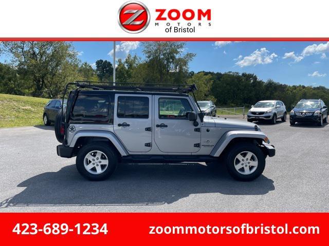 used 2014 Jeep Wrangler Unlimited car, priced at $13,900