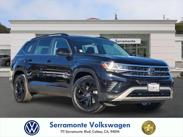 used 2022 Volkswagen Atlas car, priced at $30,642