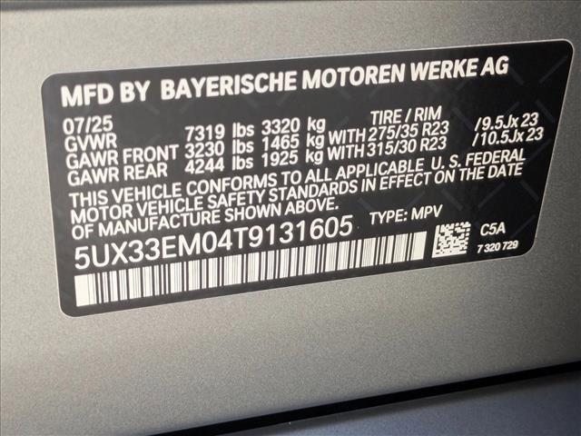 new 2026 BMW X7 car, priced at $132,940