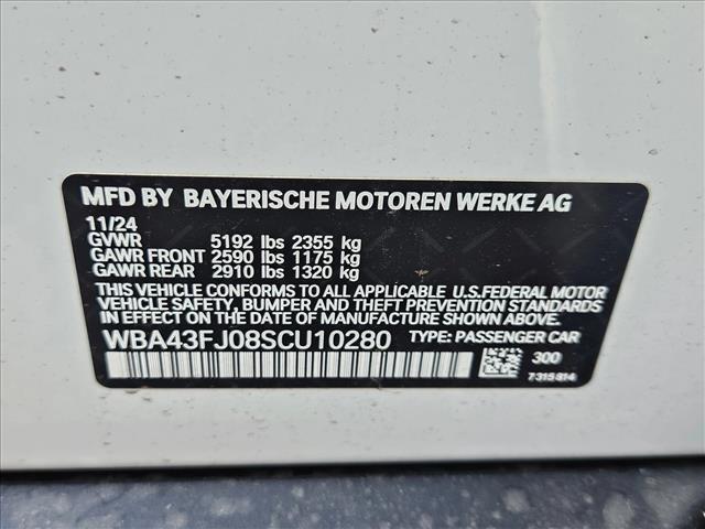 new 2025 BMW 530 car, priced at $63,505
