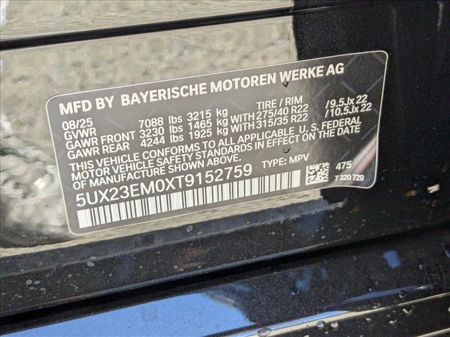 new 2026 BMW X7 car, priced at $95,865