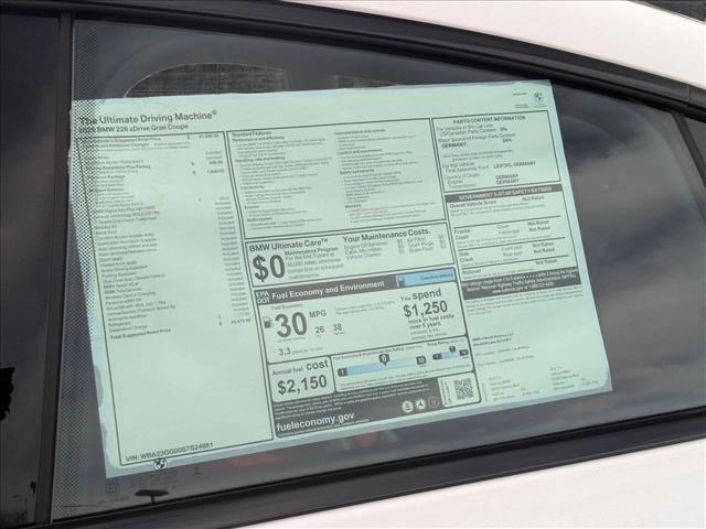 new 2025 BMW 228 Gran Coupe car, priced at $45,475