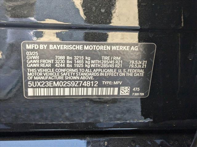 new 2025 BMW X7 car, priced at $88,785