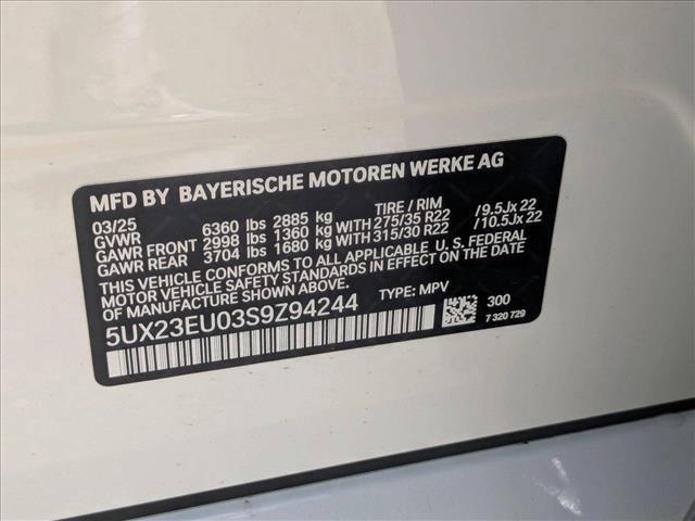 new 2025 BMW X5 car, priced at $84,485