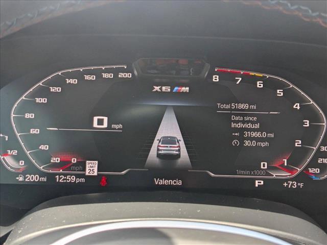 used 2022 BMW X6 M car, priced at $72,970