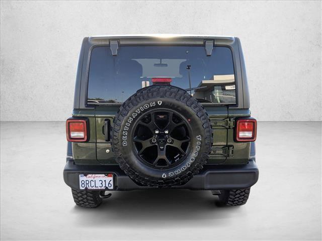 used 2021 Jeep Wrangler Unlimited car, priced at $24,310
