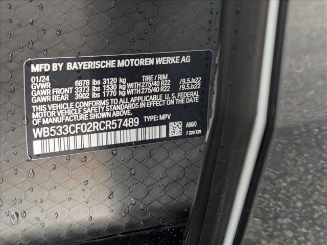 new 2024 BMW iX car, priced at $113,445