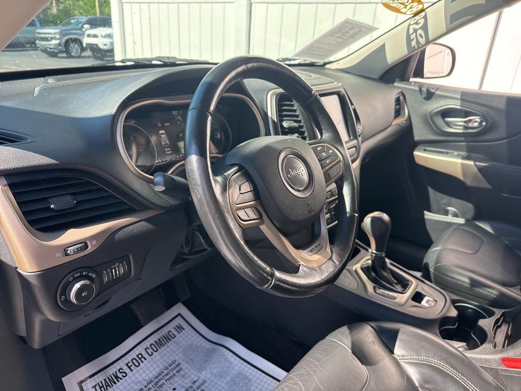 used 2017 Jeep Cherokee car, priced at $15,500