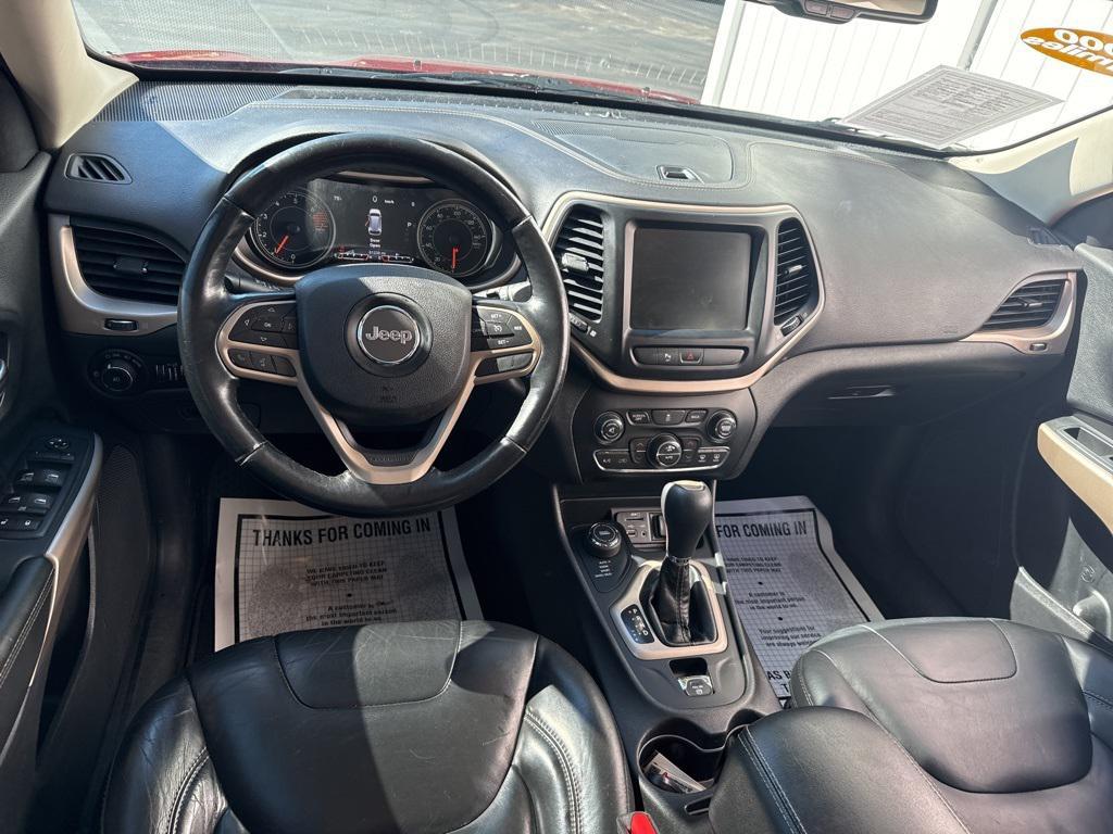 used 2017 Jeep Cherokee car, priced at $15,500