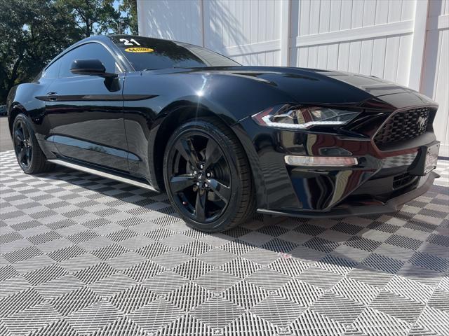 used 2021 Ford Mustang car, priced at $27,877