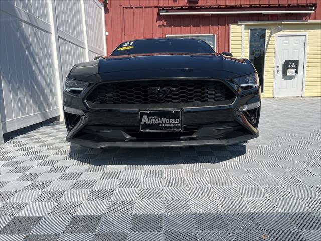 used 2021 Ford Mustang car, priced at $27,877