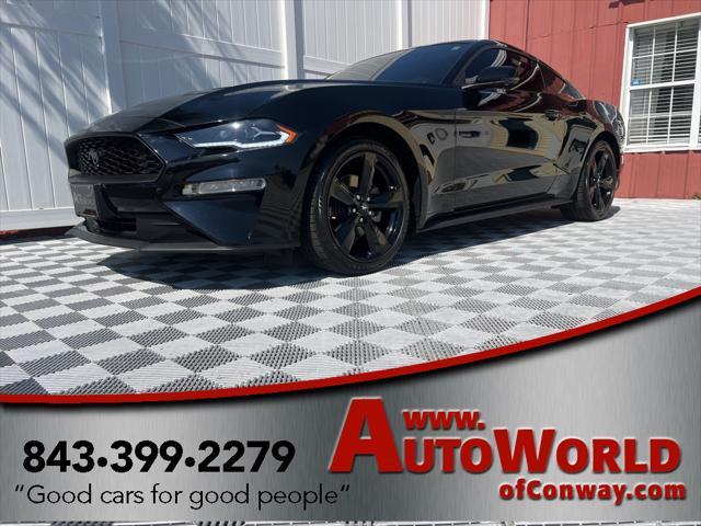 used 2021 Ford Mustang car, priced at $27,877