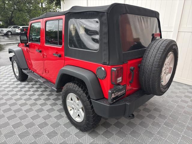 used 2017 Jeep Wrangler Unlimited car, priced at $22,500