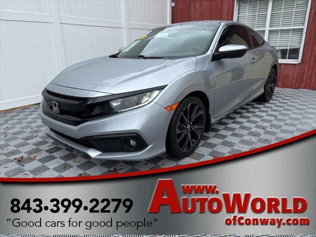 used 2020 Honda Civic car, priced at $21,500