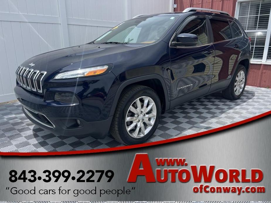 used 2015 Jeep Cherokee car, priced at $16,950