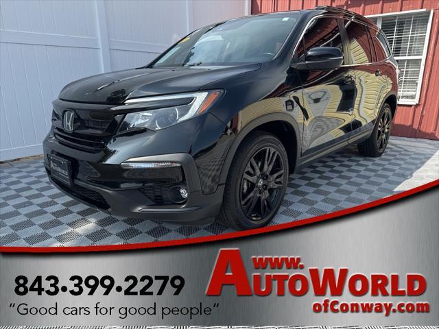 used 2021 Honda Pilot car, priced at $28,995