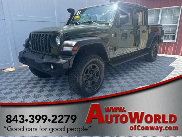 used 2021 Jeep Gladiator car, priced at $29,500