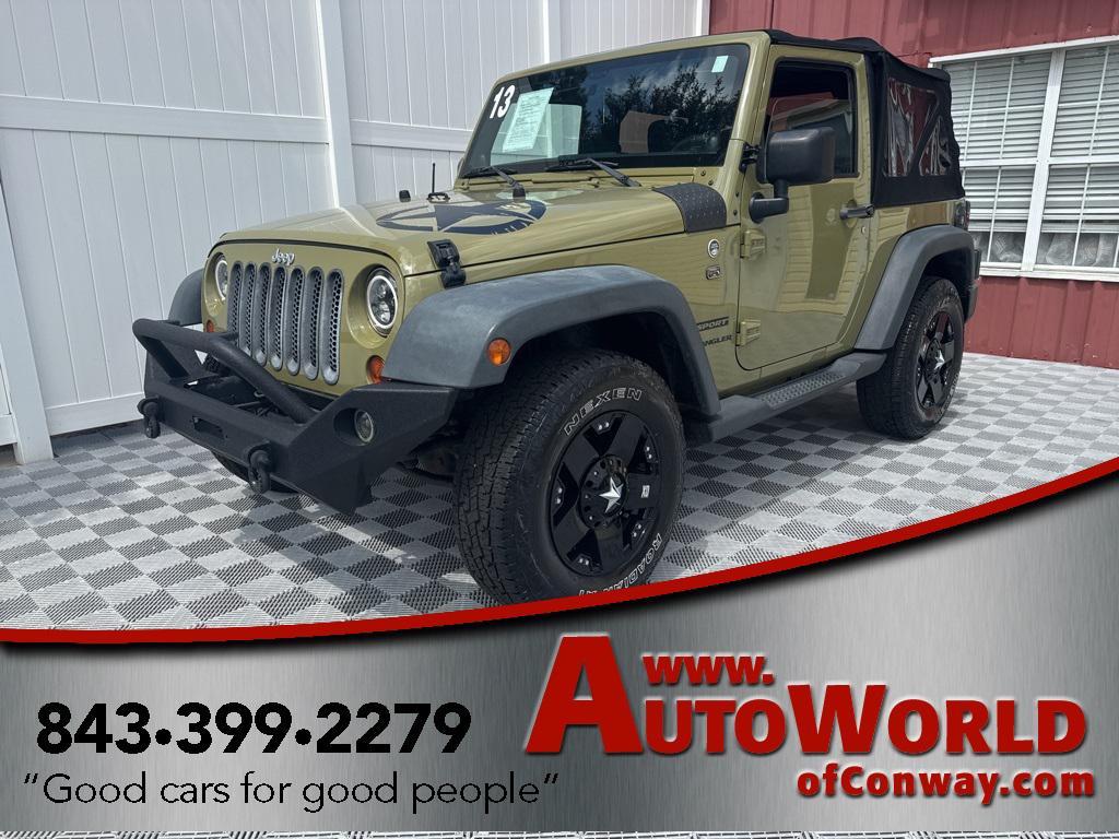 used 2013 Jeep Wrangler car, priced at $13,997