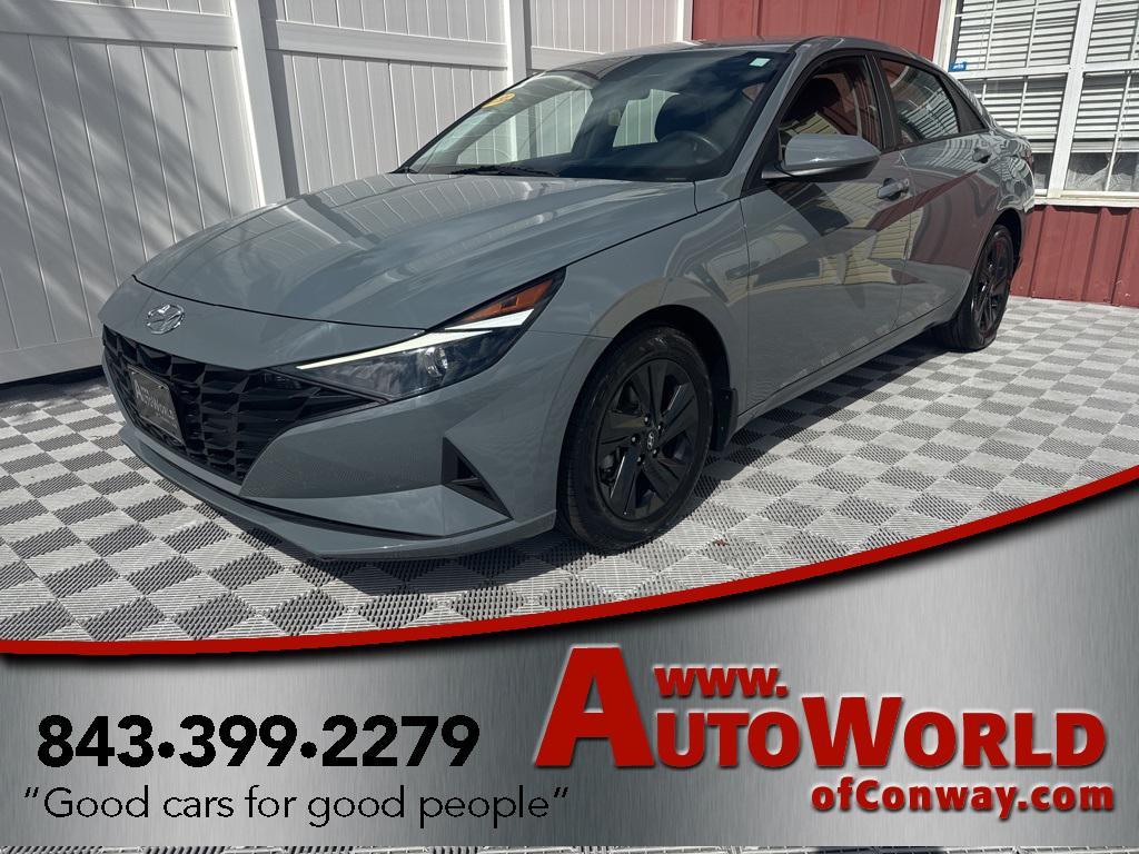 used 2022 Hyundai Elantra car, priced at $21,500