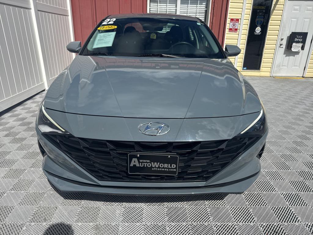 used 2022 Hyundai Elantra car, priced at $21,500