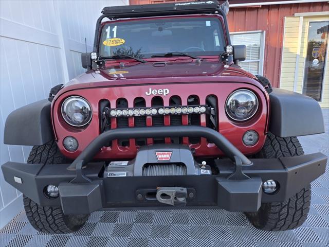 used 2011 Jeep Wrangler Unlimited car, priced at $22,150