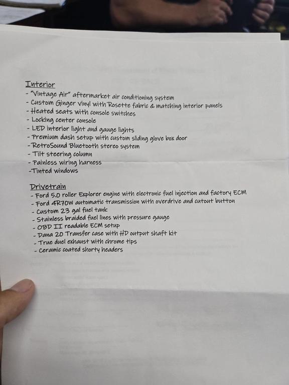 used 1976 Ford Bronco car, priced at $119,665