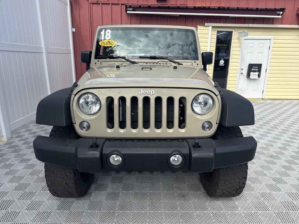 used 2018 Jeep Wrangler JK Unlimited car, priced at $19,850