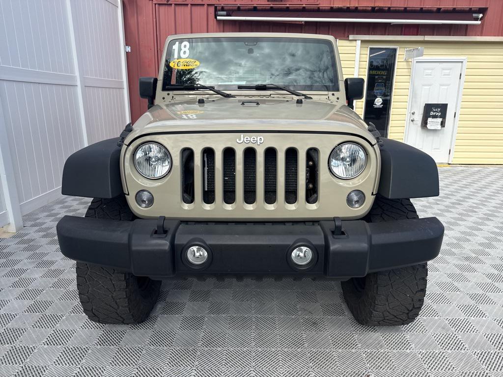 used 2018 Jeep Wrangler JK Unlimited car, priced at $19,850