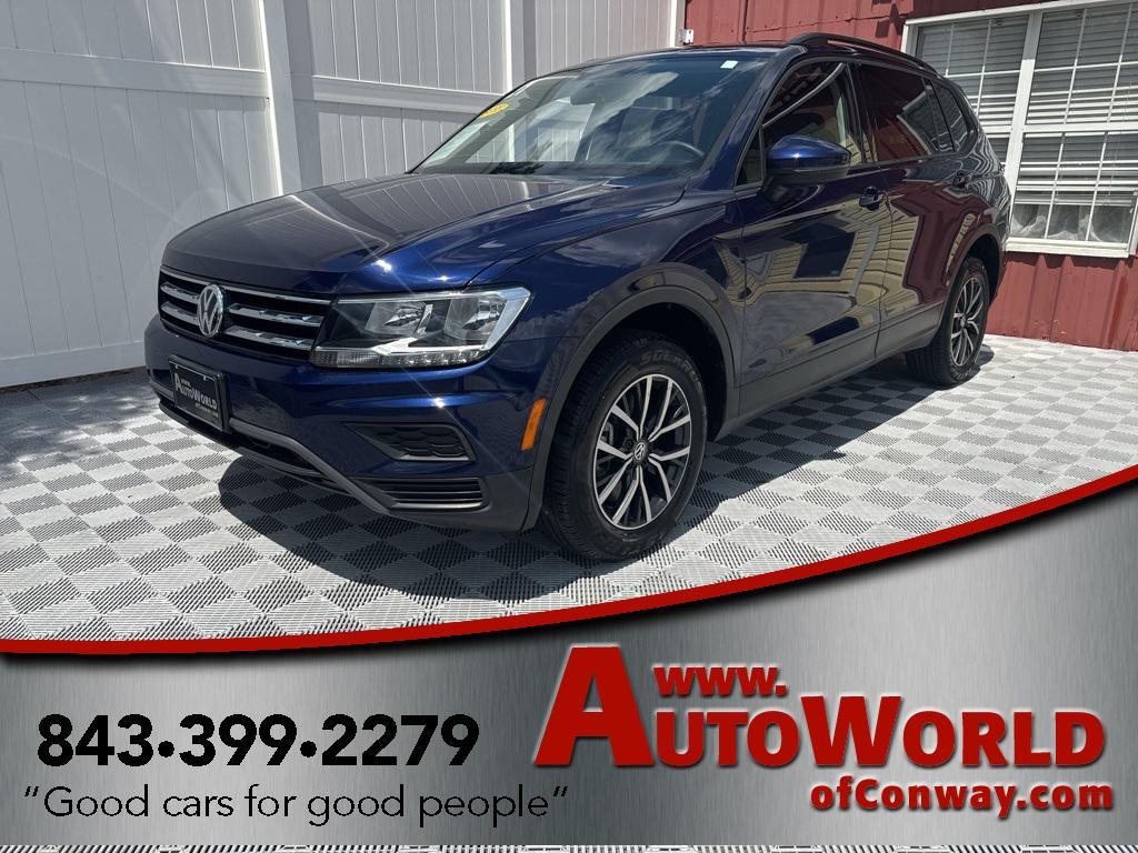 used 2021 Volkswagen Tiguan car, priced at $21,500